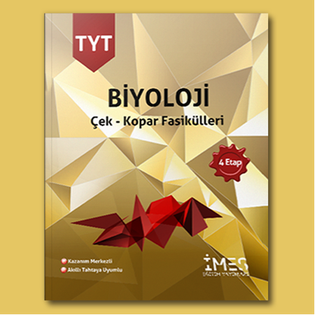 TYT Biyoloji Çek Kopar Fasikülleri 4 Etap İMES Eğitim Yayınları