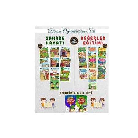 Çocuklar İçin Dinimi Öğreniyorum Seti (22 Kitap Takım)