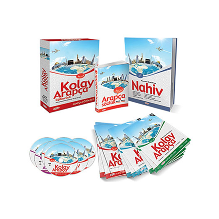 Kolay Arapça Eğitim Seti (15 Ders Kitabı + 1 Nahiv Kitabı + 15 DVD + 3 MP3 + CD 1 Sözlük)
