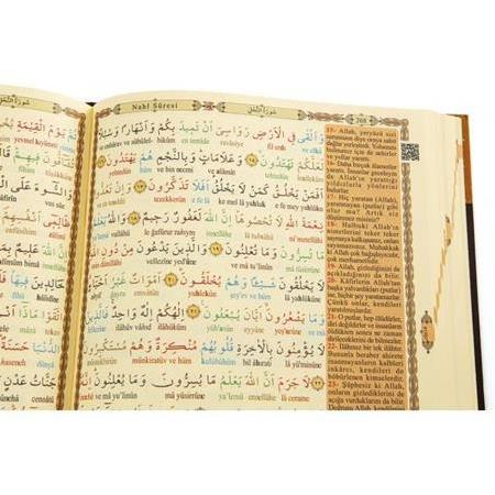 Ortaboy 3'lü (Üç) Özellikli Arapça Hat , Türkçe Okunuşlu Tecvidli ve Mealli